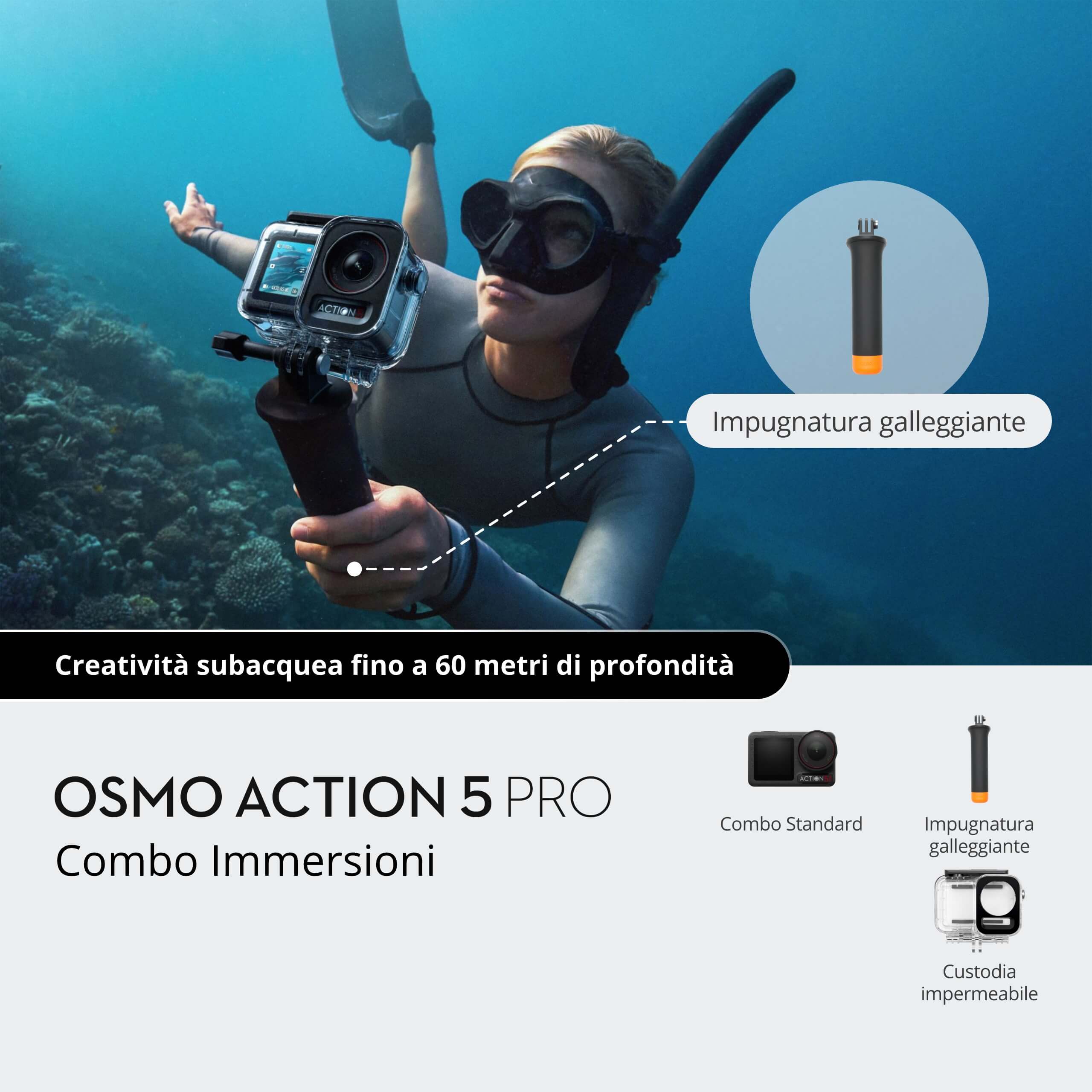 Osmo Action 5 Pro Diving Combo