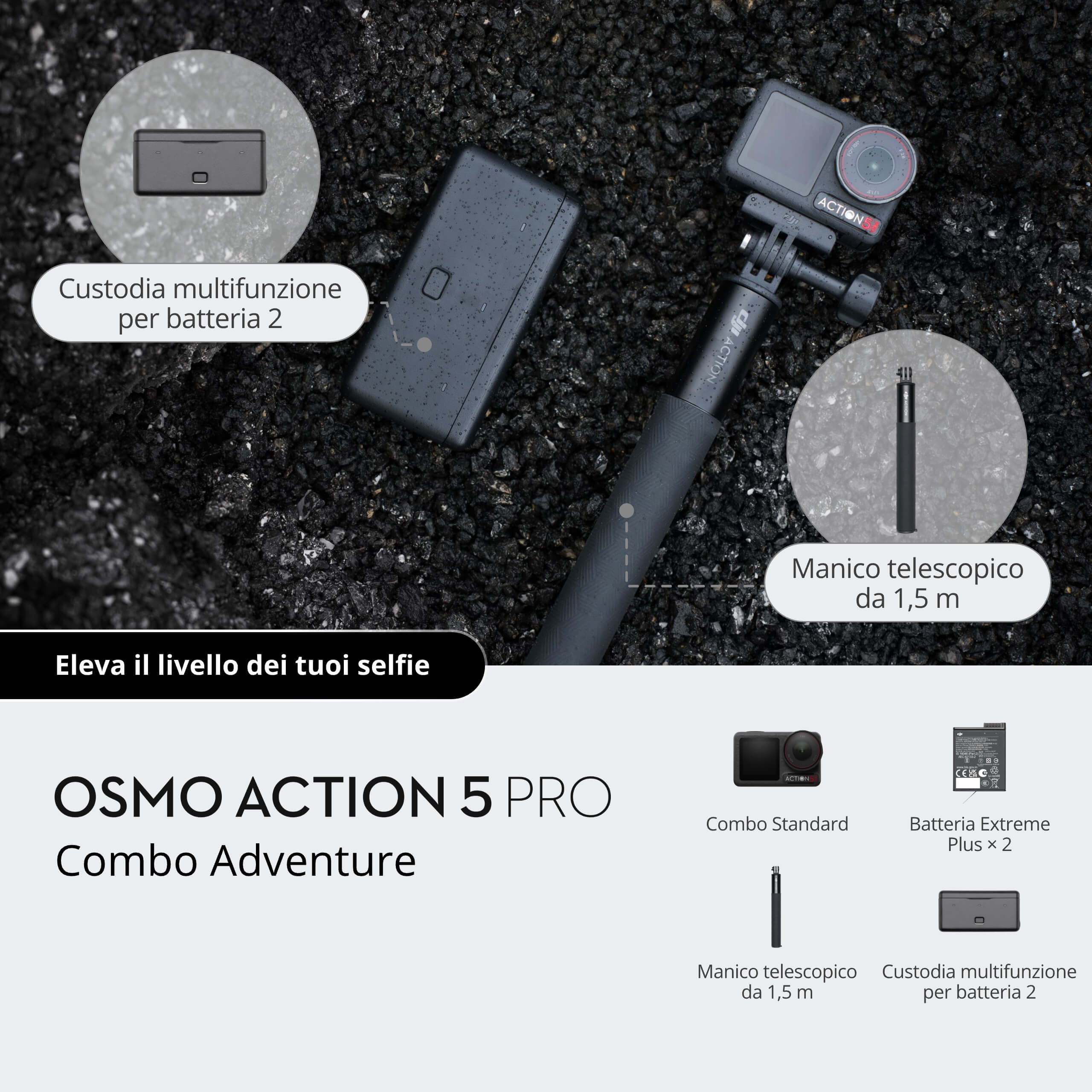 Osmo Action 5 Pro Adventure Combo