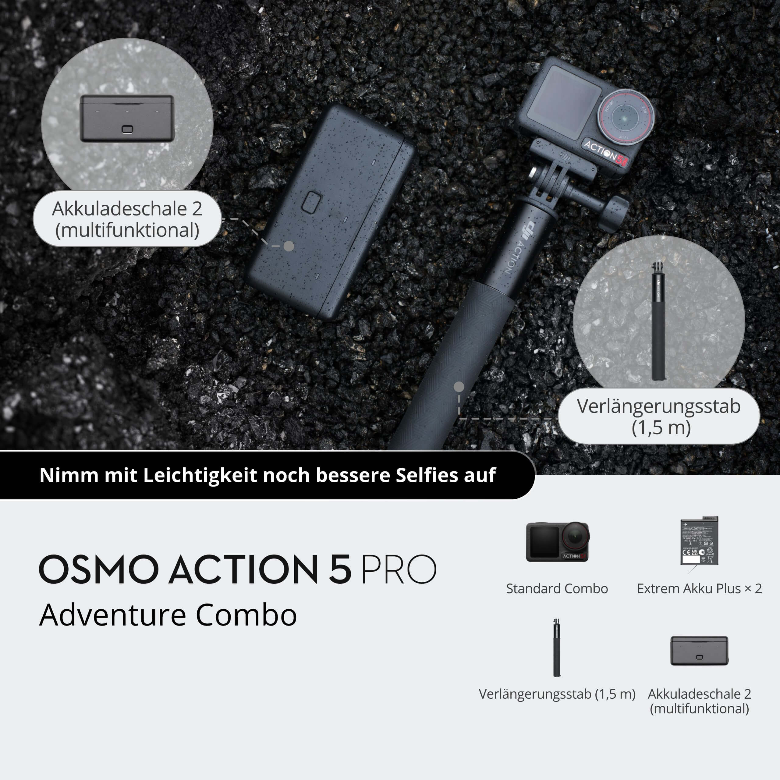 Osmo Action 5 Pro Adventure Combo