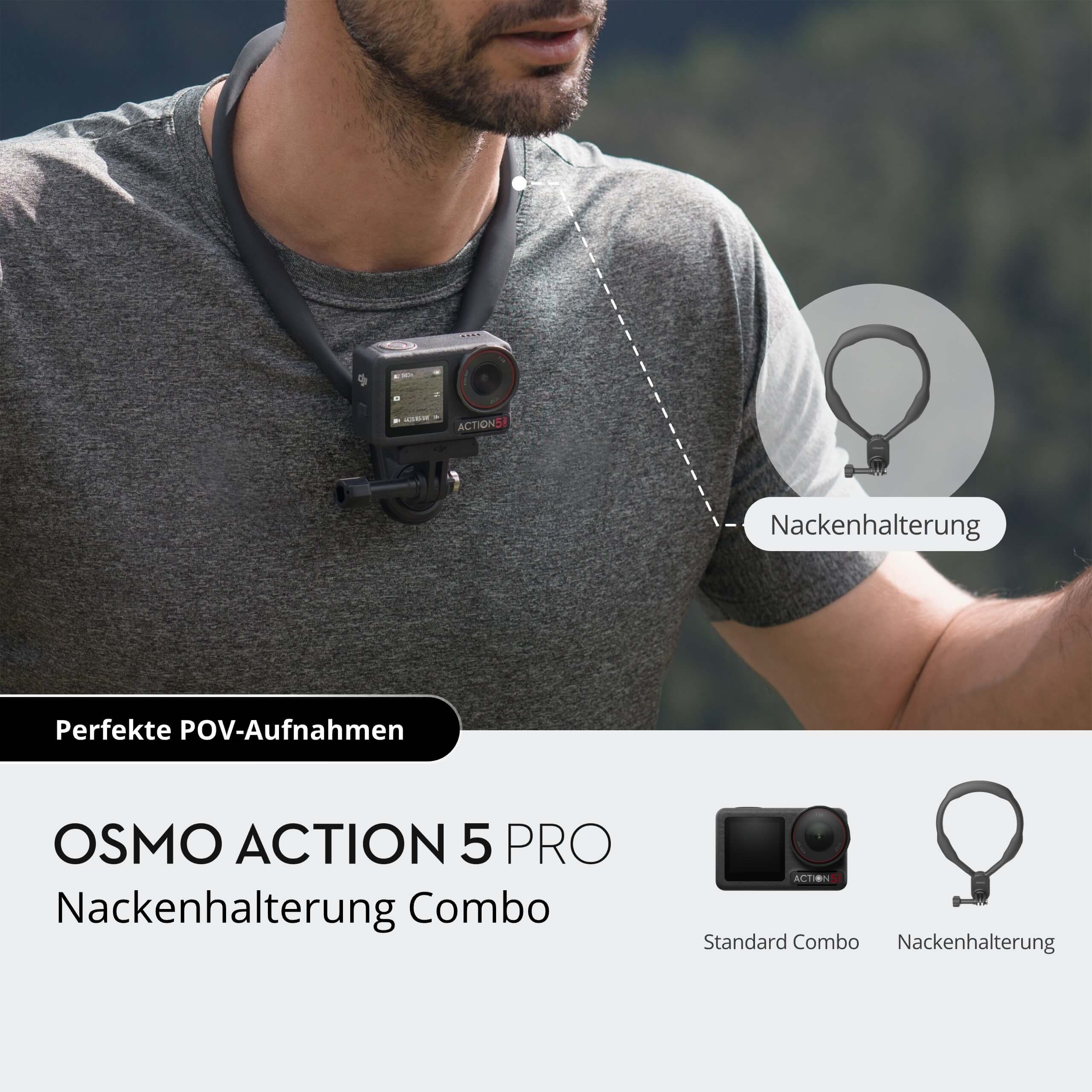 Osmo Action 5 Pro Neck-Hanging Combo