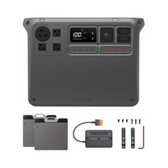 DJI Power 2000 & 200W 折りたたみ式ソーラーパネル ×2