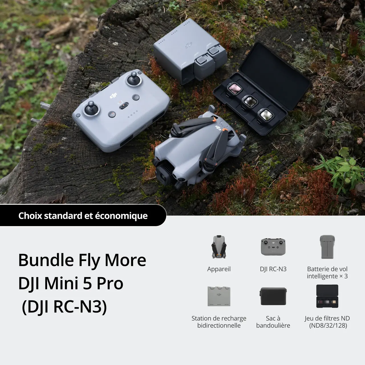Bundle Fly More DJI Mini 5 Pro (DJI RC-N3)