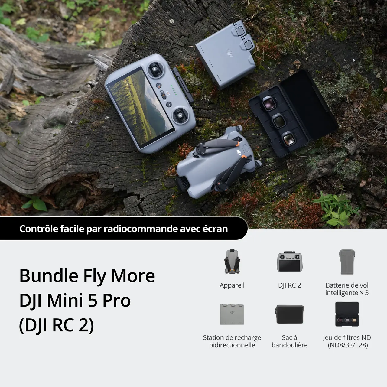 Bundle Fly More DJI Mini 5 Pro (DJI RC 2)