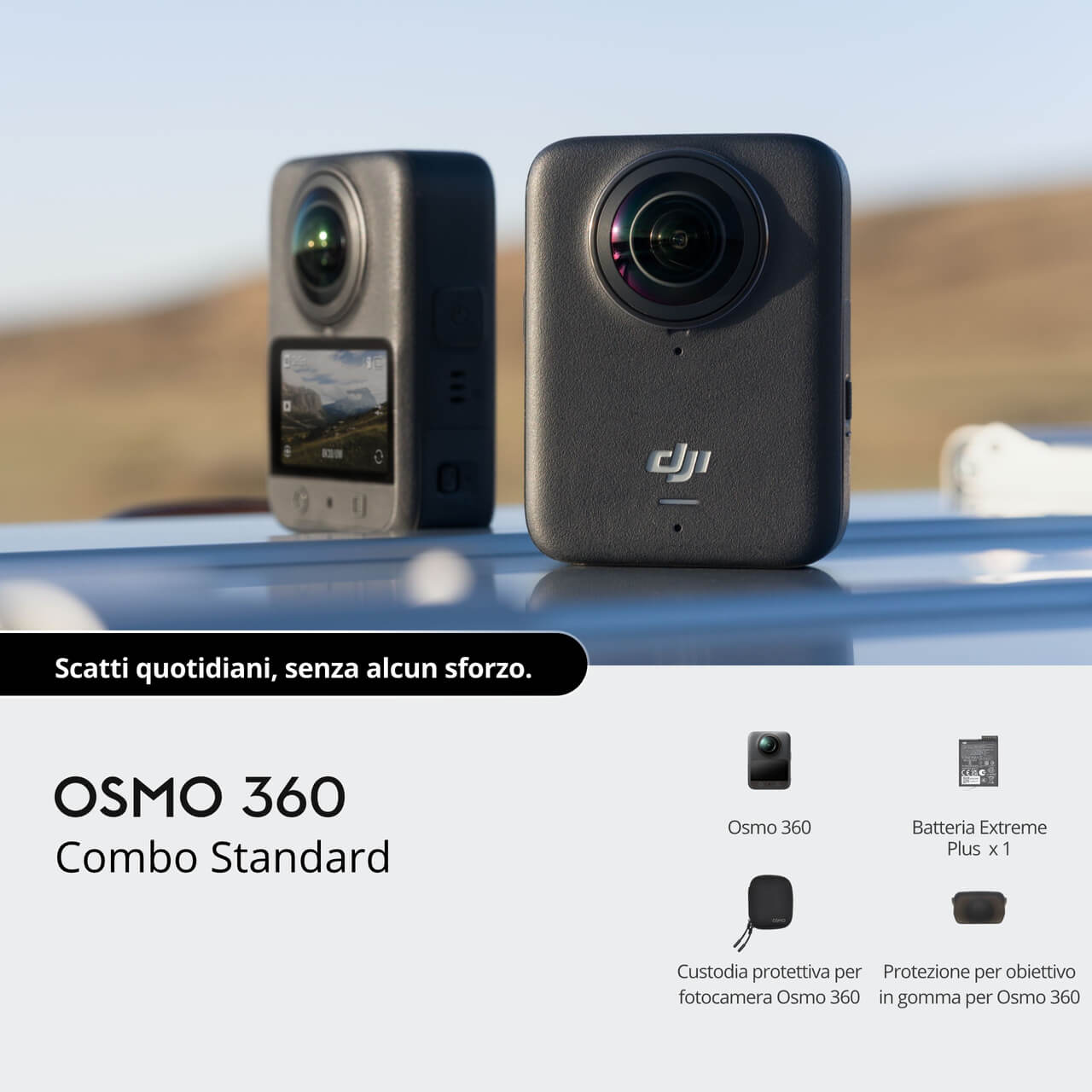 Osmo 360 - Standard Combo Fotocamera 360 - DJI Store