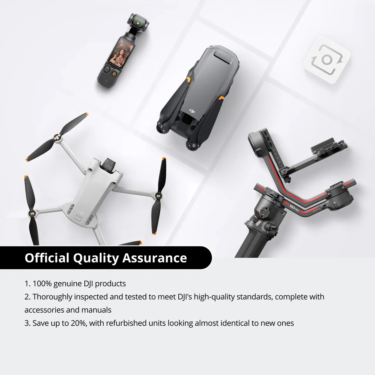 DJI Mini 4K Drone - Refurbished & Fly More Combo thumbnail 2