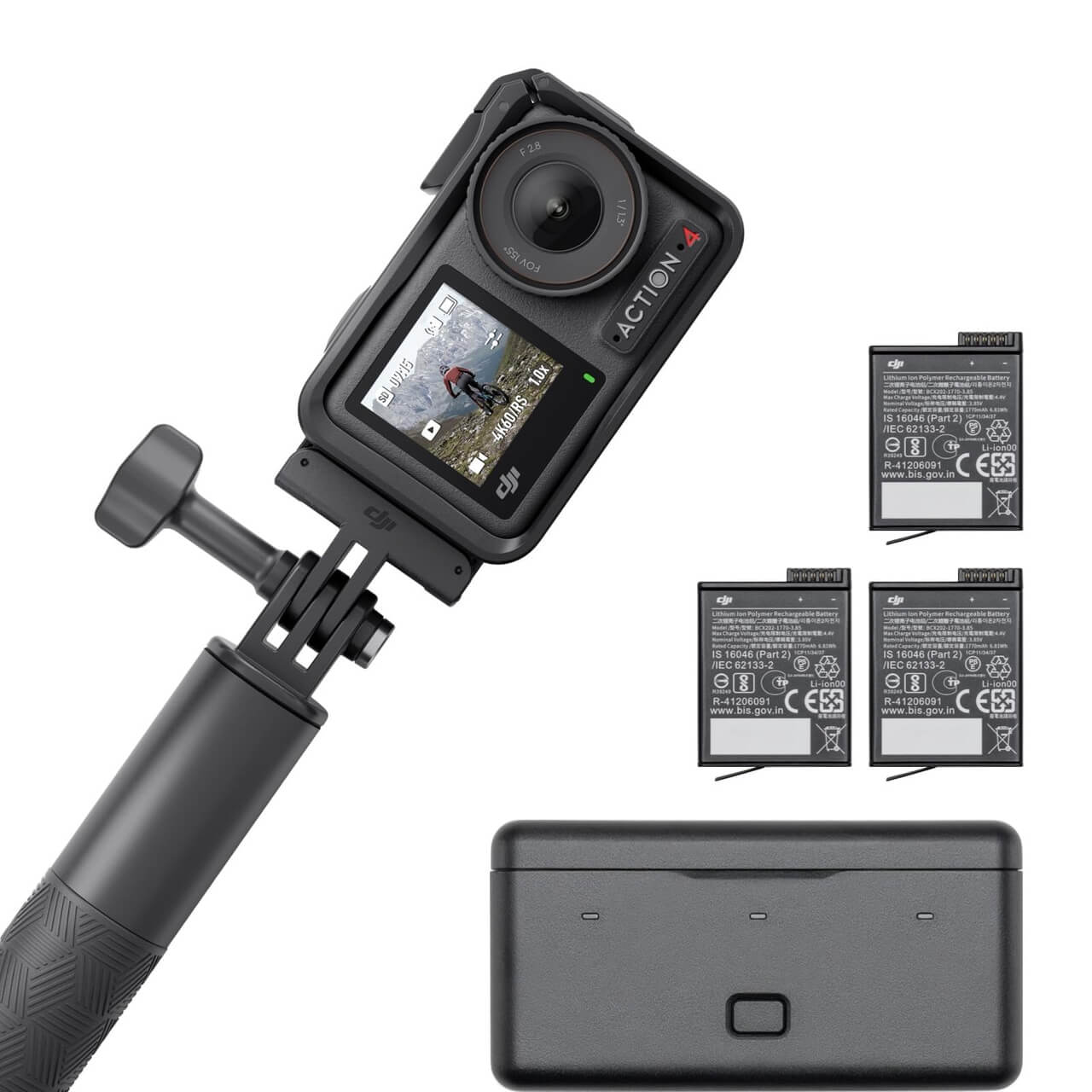 Buy Osmo Action 4 Adventure Combo (3 batteries) - DJI Store Buy Osmo Action 4 Adventure Combo (3 batteries) - DJI Store