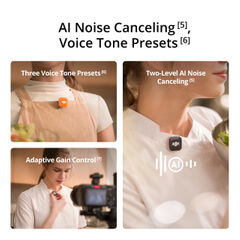 DJI Mic Mini 2S AI noise canceling