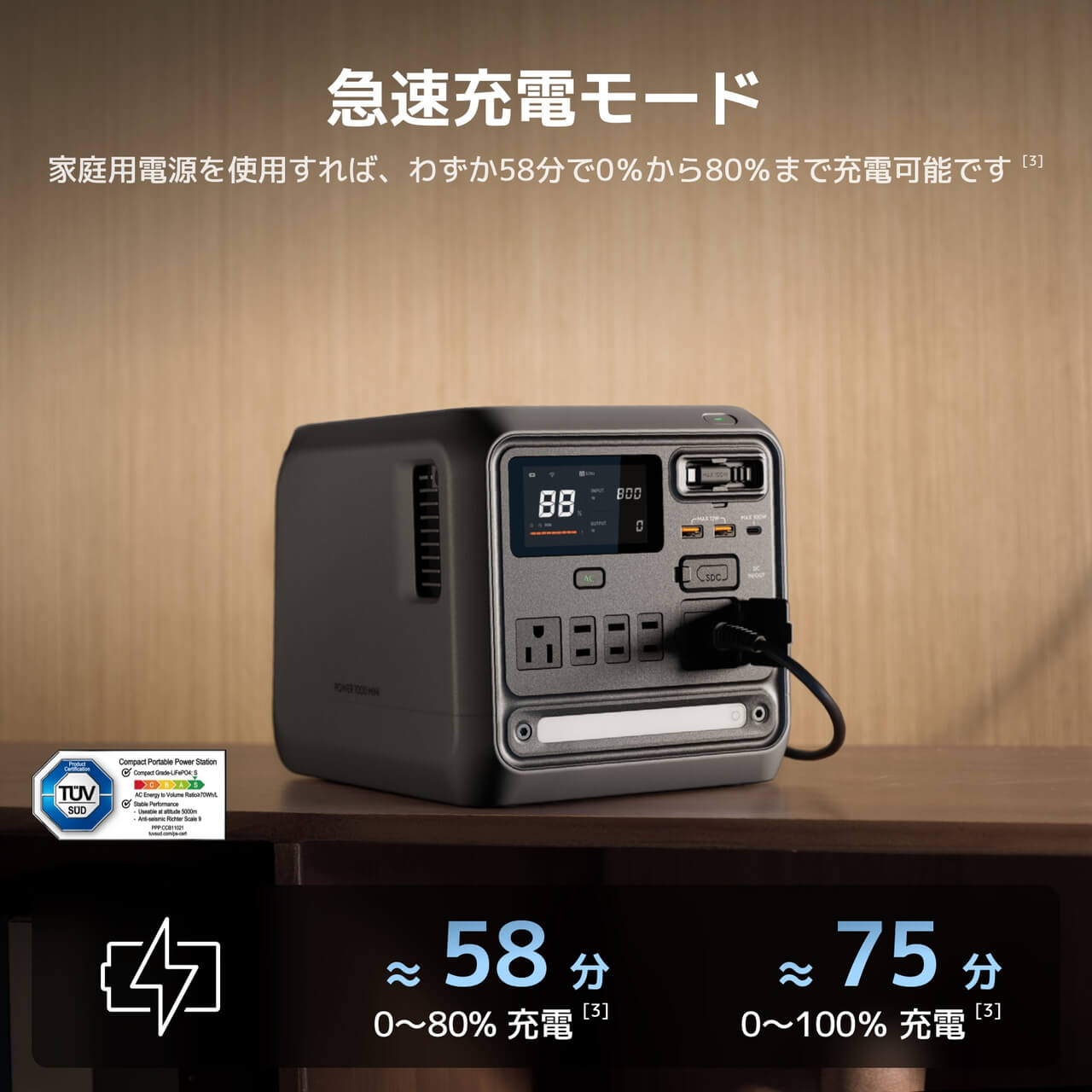 DJI Power 1000 Mini - 1008Wh ポータブル電源・軽量 - DJI公式ストア