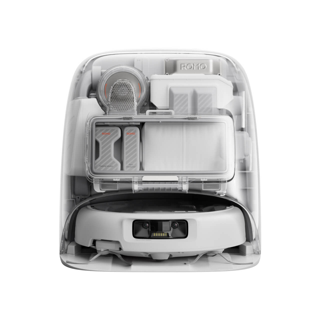 8 Sacchetti Antibatterici Per DJI Romo P/S/A – Capacità 2,4 L, Filtro A 4 Strati, Tenuta Garantita