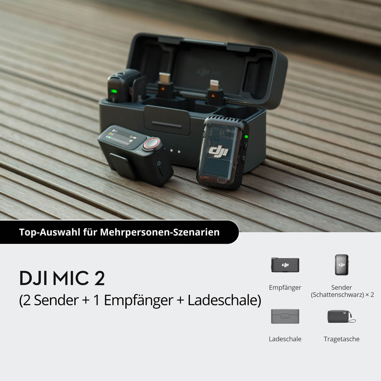 DJI Mic 2 bestellen - Lavalier Mikrofon - DJI Store