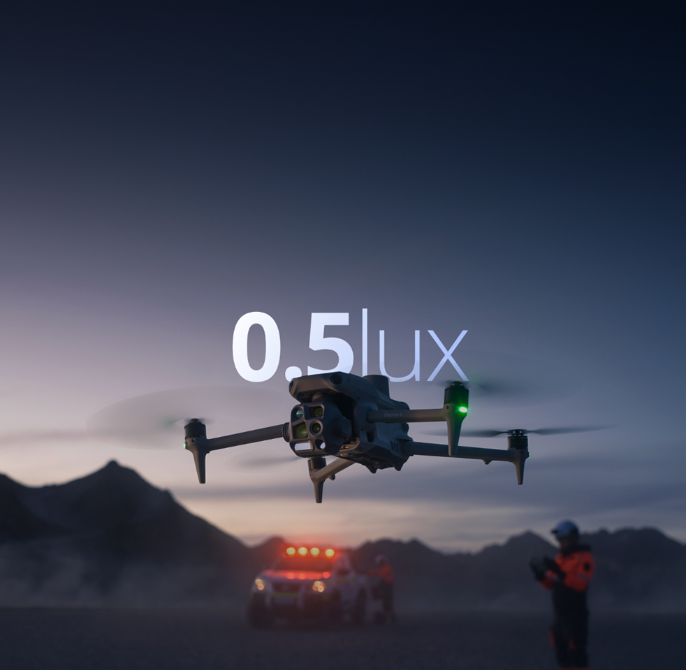 DJI Matrice 4T nighttime and low-light operation