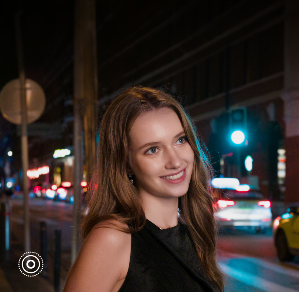 Official DJI Pocket 4P night portrait example