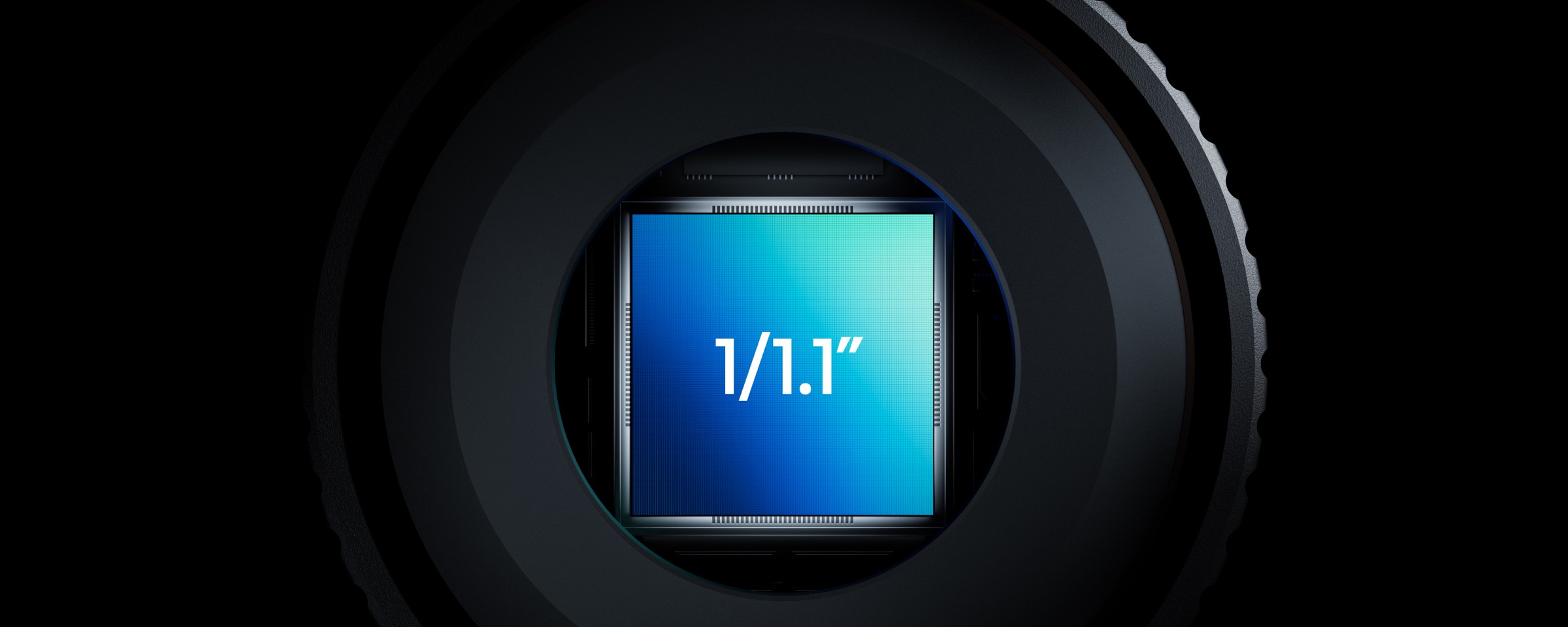All-new 1.1-inch square sensor