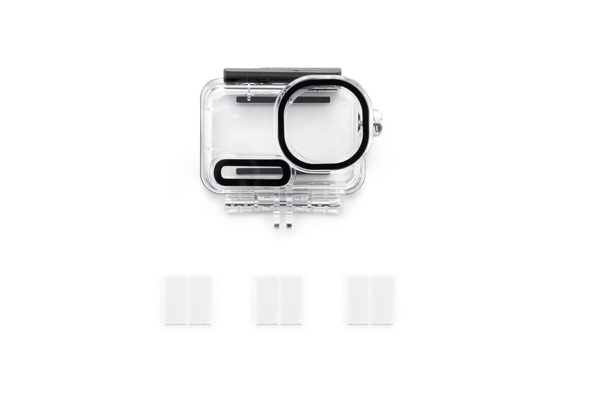 Flycoo2 Custodia Subacquea Impermeabile Per DJI Osmo Action – Profondità 40 M, Con Base E Viti, Lente In Vetro Temperato, 79g - 2