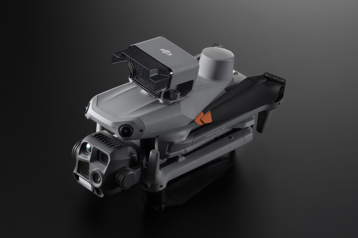 DJI AS1 Speaker installed on Matrice 4 Series