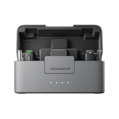 DJI Mic Mini wireless microphone system in its charging case