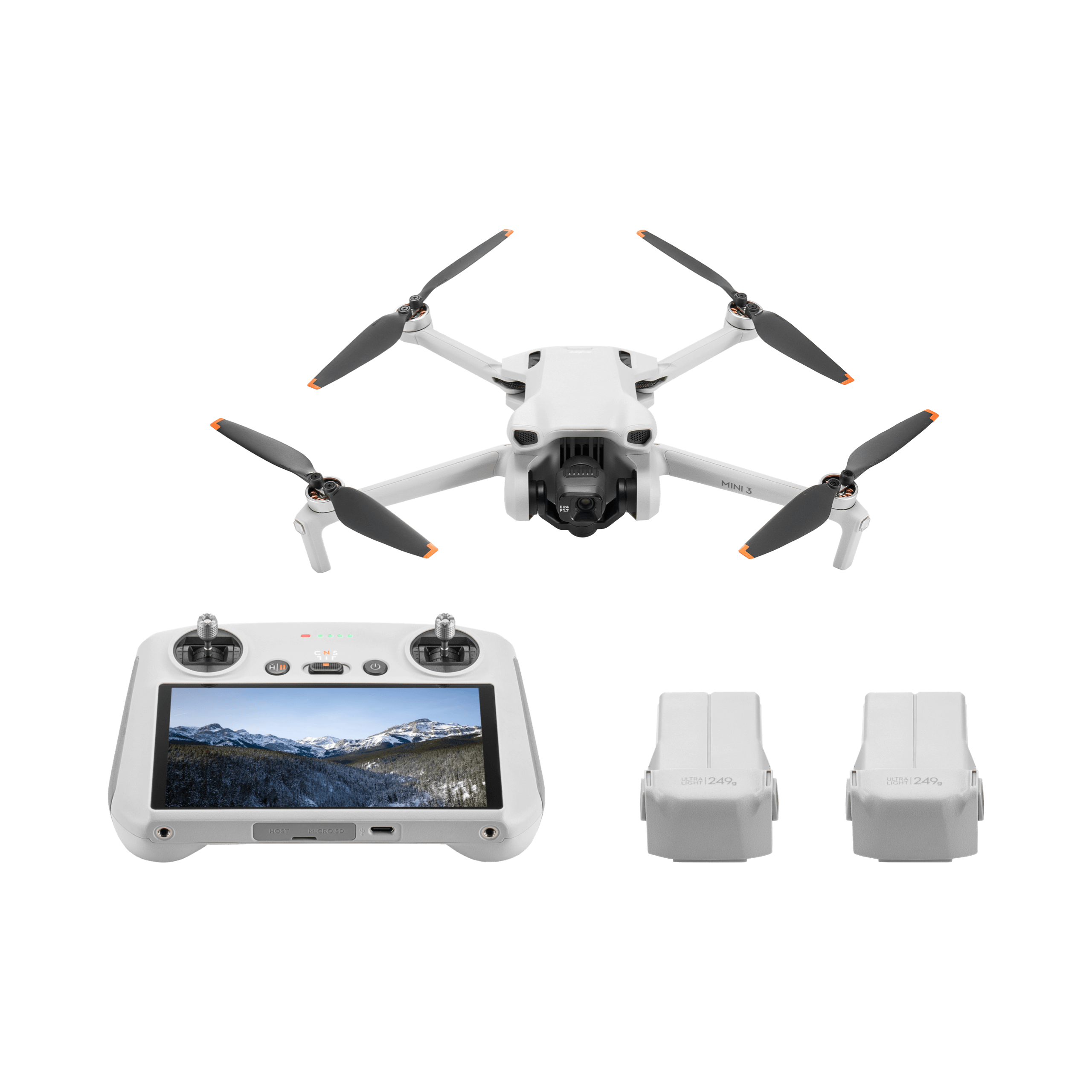 DJI Mini 3 플라이 모어 콤보 (DJI RC 포함)