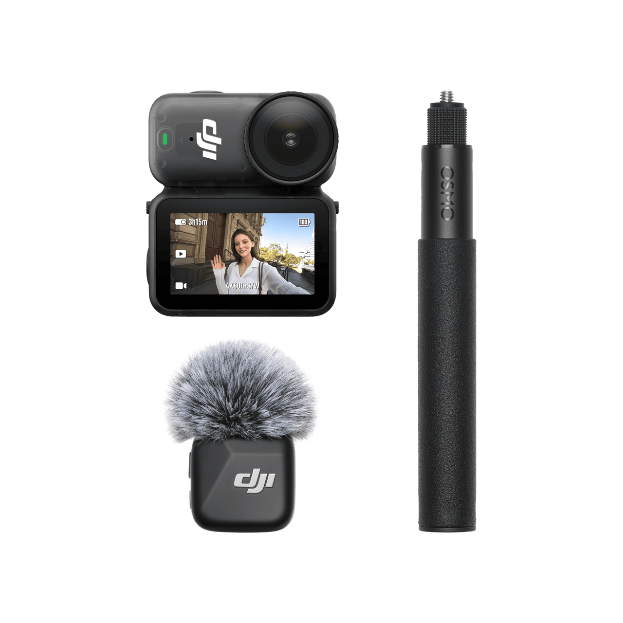 Osmo Nano Vlog Combo (64GB, DJI Mic Mini Transmitter Infinity Black)