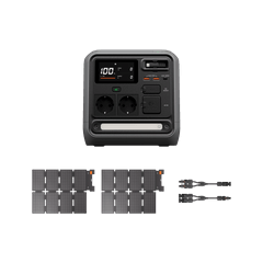 DJI Power 1000 Mini y Panel solar plegable de 100 W × 2